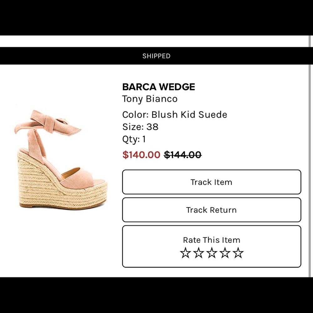 Tony Bianco wedges